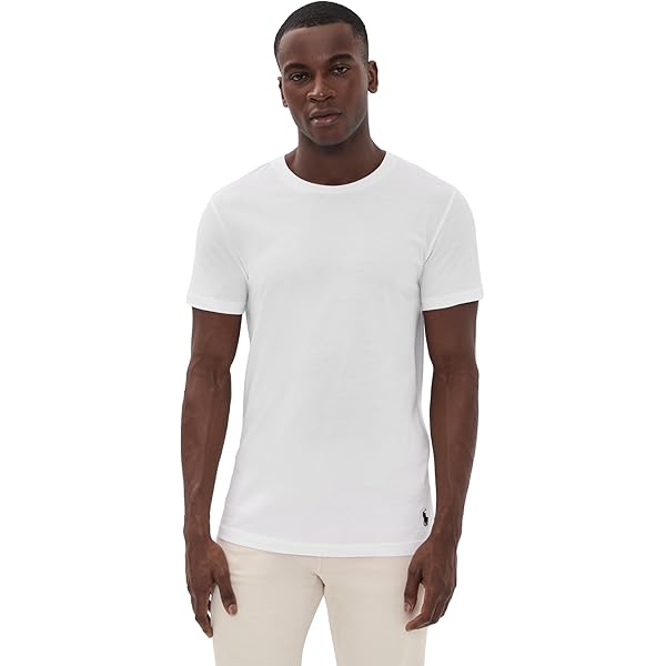 POLO RALPH LAUREN 6-Pack Classic Fit Cotton Wicking Crews 6 Polo